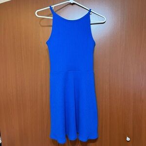 TOPSHOP blue mini dress
